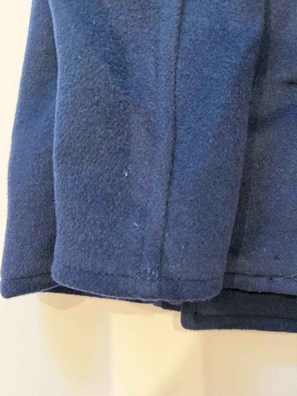 GAP Boys Navy Double-Breasted Pea Coat - Picture 3 of 4